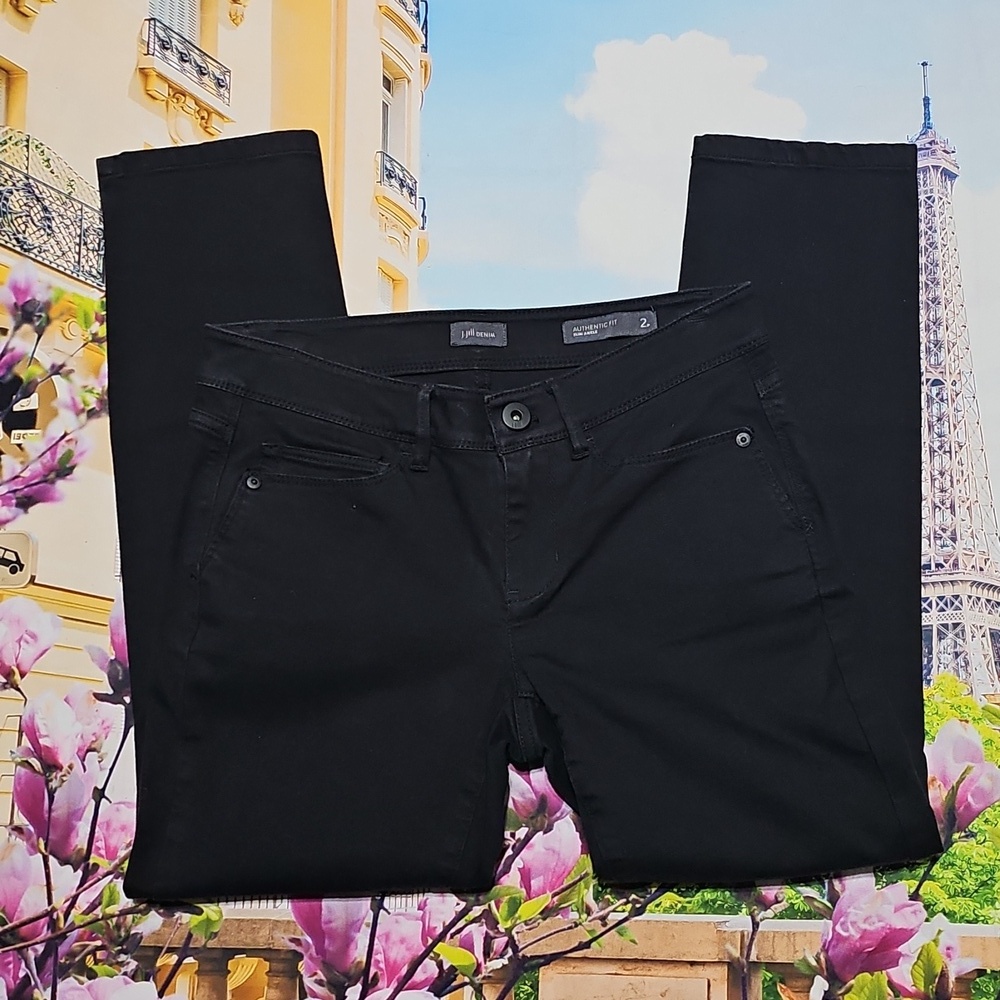 J. Jill Classic Black Jeans Size 2P Petite - Picture 2 of 6